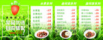 中餐厅食堂价格表软膜灯箱海报设