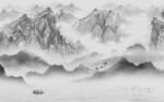 新中式大气高雅山水 tif分层