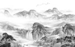 最新大气高雅山水 tif分层