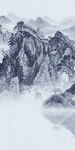 高雅现代山水玄关 TIF分层
