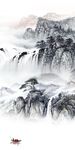 国画山水新款玄关 TIF分层