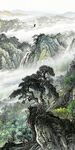 别墅 风景山水玄关 TIF分层