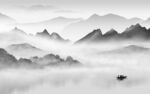 水墨 高端灰色山水 TiF分层