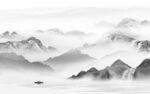 客厅风景高档山水 tif分层