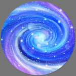 圆形星空装饰画