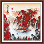 聚宝盆风水画