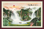 客厅山水画
