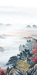 中国风玄关大气山水 TIf分层