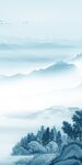 水墨简约玄关山水 TIF分层