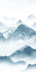 现代 简约玄关山水 TIF分层