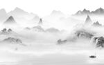 大气 客厅人气山水 tif分层
