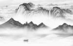 高清 意境新山水图 tif分层