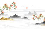 花鸟背景墙