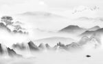最新现代意境山水 TIF分层