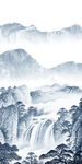 新中式无框新玄关画 TIf分层