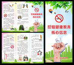 世界无烟日三折页
