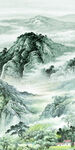 国画 中式高档玄关 Tif分层