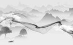 新中式大气现代山水 tif分层