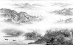 高端 大气现代山水 tif分层
