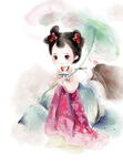 水彩人物