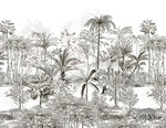 水墨椰树装饰画