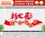 新发展理念文化墙