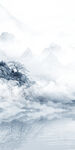 最新现代山水框画 Tif分层