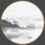 水墨山水画