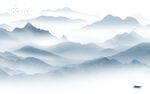 新品现代意境山水 tif分层