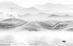 高档 极简灰色墙画 tif分层