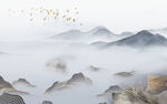 现代 新意境山水画 TIf分层