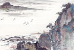 高清水墨山水画