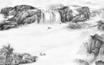 中国风新款意境山水 TiF分层