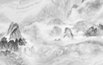 爆款高雅中式山水 Tif分层
