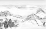 白色人气高端山水 TIf分层