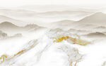 新品 山水鱼肚白画 TIf合层