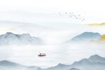 山水背景墙