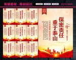 保密展板