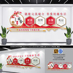 文明宿舍文化墙