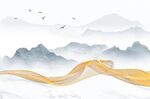 新中式背景墙