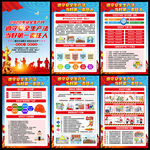 建筑工地2022安全生产月展板