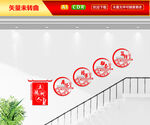 学校楼梯文化墙