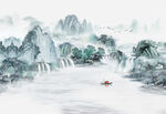 山水 