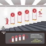 楼道廉政文化墙