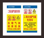 二氧化碳推车警示牌