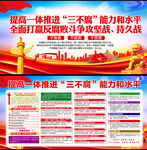 一体推进三不腐能力和水平