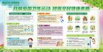 卫生月宣传展板