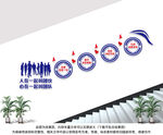 公司楼梯文化墙
