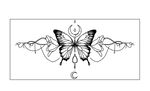 蝴蝶花纹