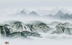 大气高清客厅山水 TIf分层